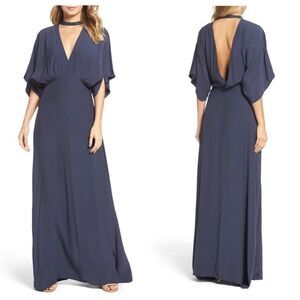 NWT Foxiedox Jasmine Choker Collar V-Neck Dress XS